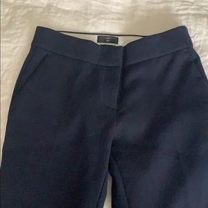 JCrew 4 Season Stretch Edie Trousers Navy